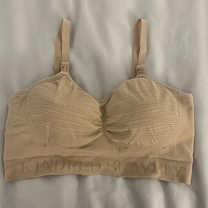 Kindred Bravely Sublime Hands Free Pumping Bra Large Beige